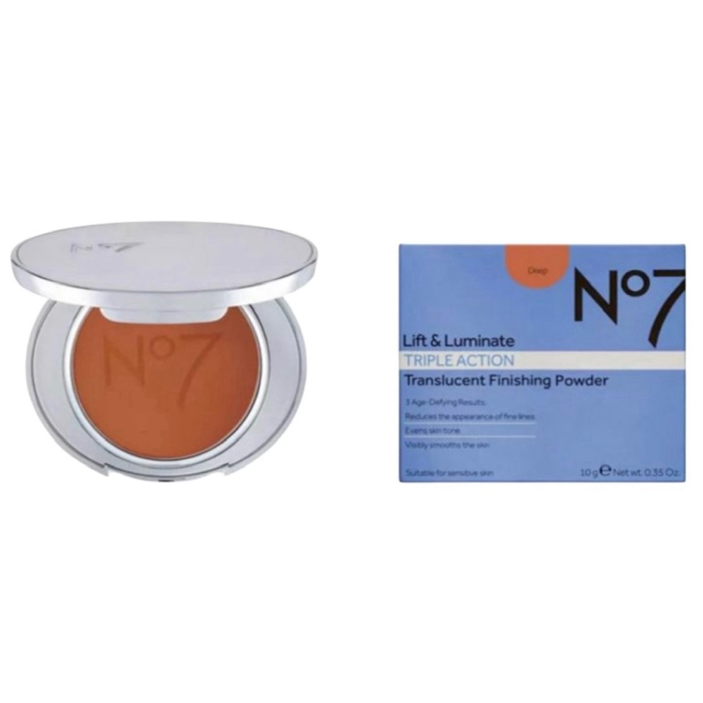 No. 7 Lift & Luminate Triple Action Translucent Finishing Powder, (Deep) (NWT) - Picture 3 of 7